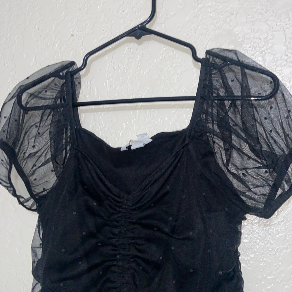 Black Crop Top